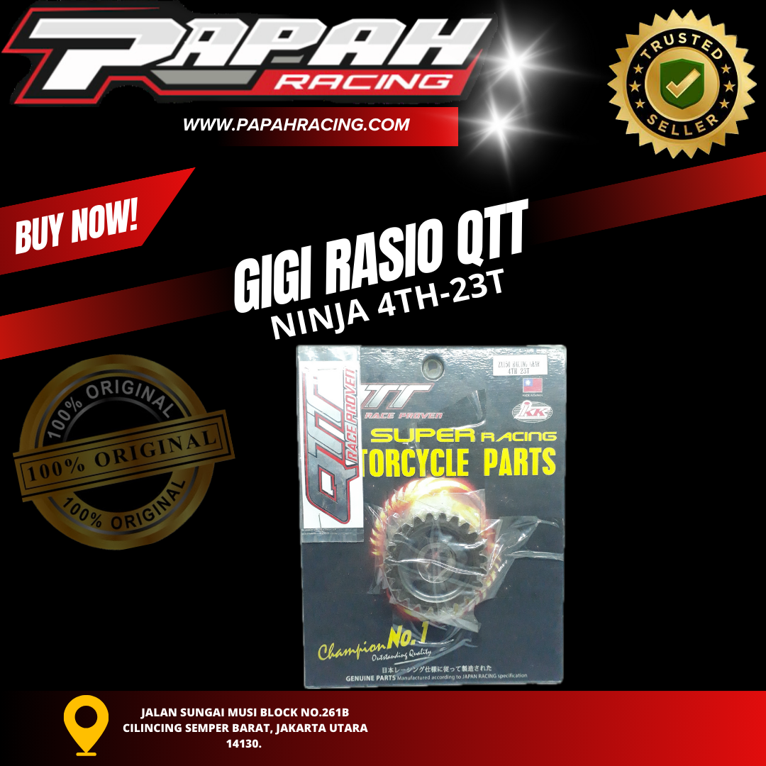 GIGI RASIO QTT KAWASAKI NINJA 4TH-23T